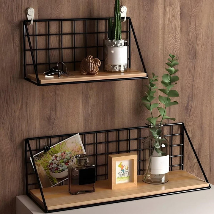 Floating Wall Mounted Shelves With Minimalist Modern Display Storage Solution