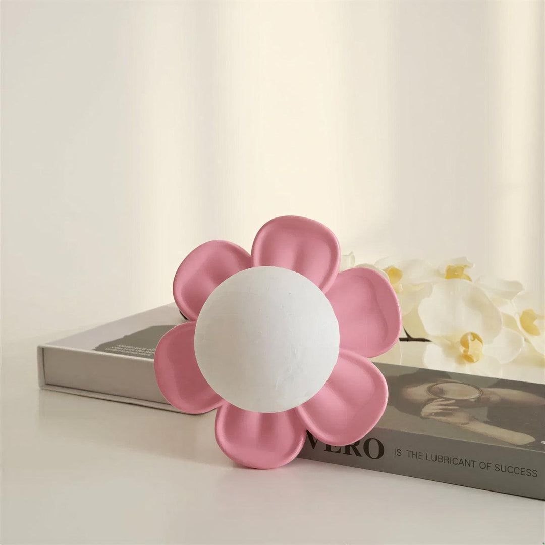 Flower Flush Mount Ceiling Fixture Light With Floral Design