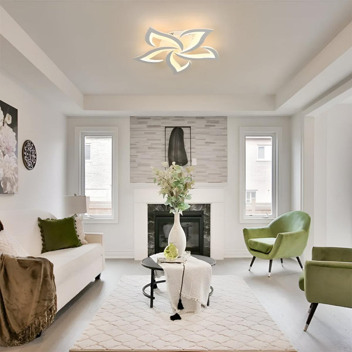 Flower Flush Mount Ceiling Light With Modern Design