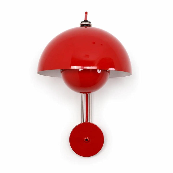 Flowerpot Styled Wall Sconce Light With Double Dome Shade