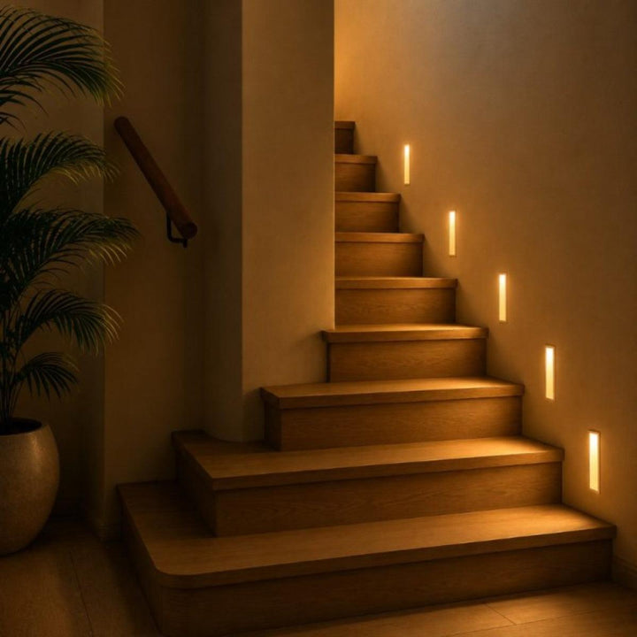Frameless Minimalistic Modern LED Stair Lighting