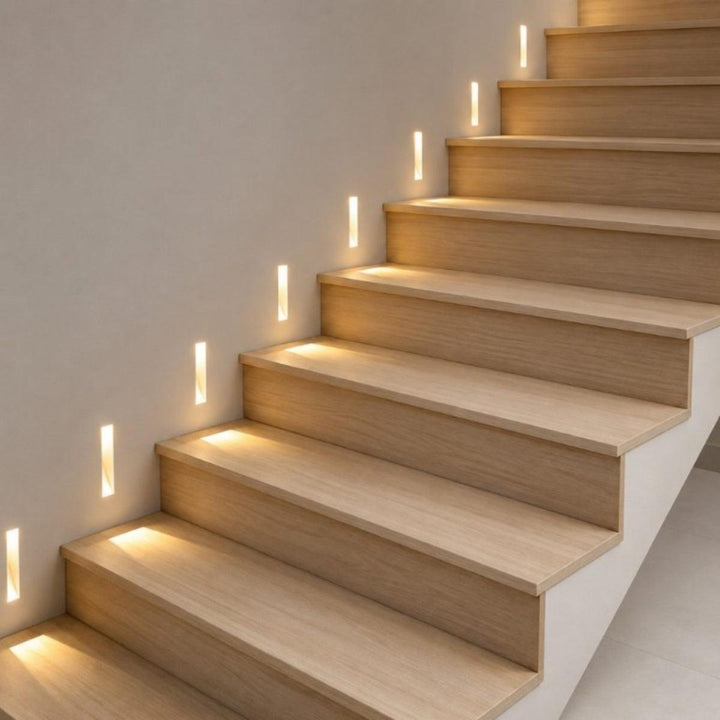 Frameless Minimalistic Modern LED Stair Lighting