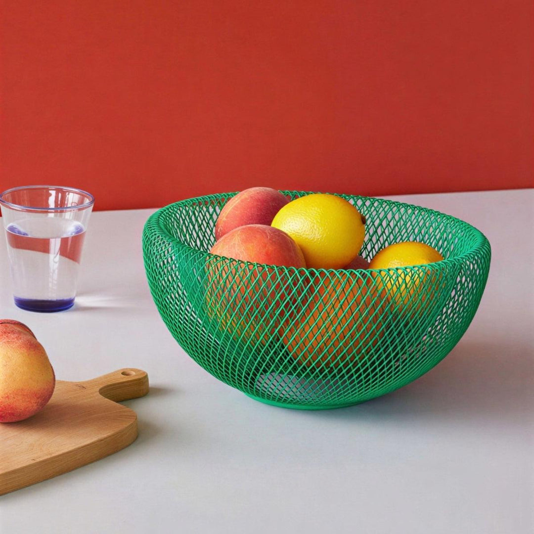 Fruit Bowl With Double Walled Ventilated Design For Fresh Produce