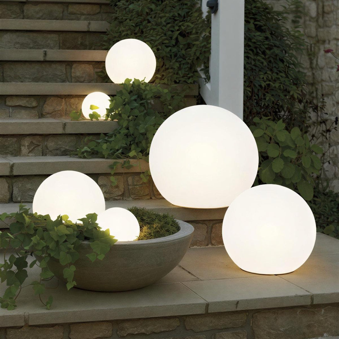 Indoor And Outdoor Globe Floor Lamp With Remote Control