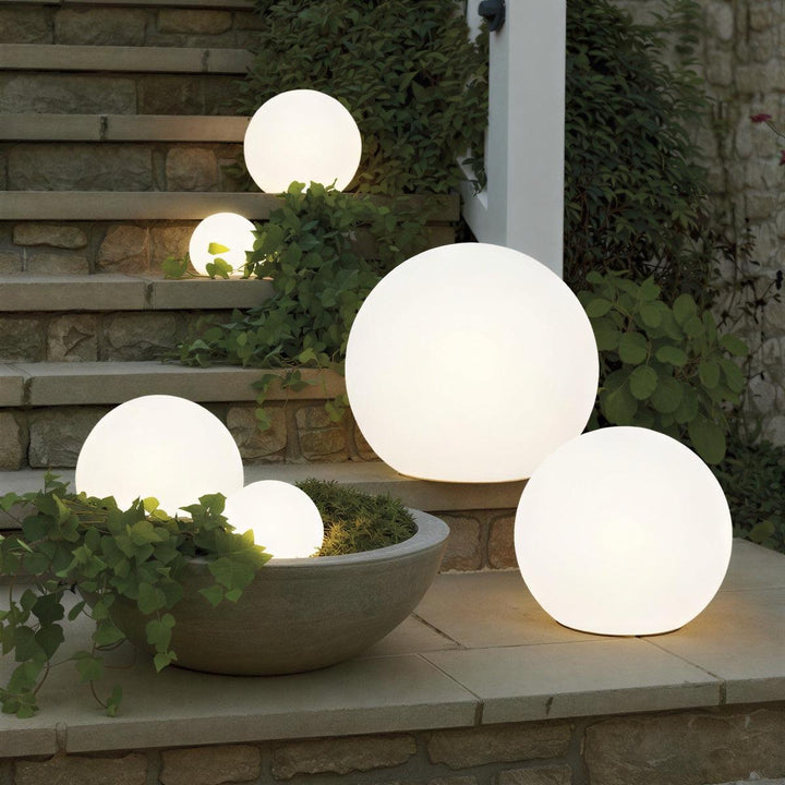 Indoor And Outdoor Globe Floor Lamp With Remote Control