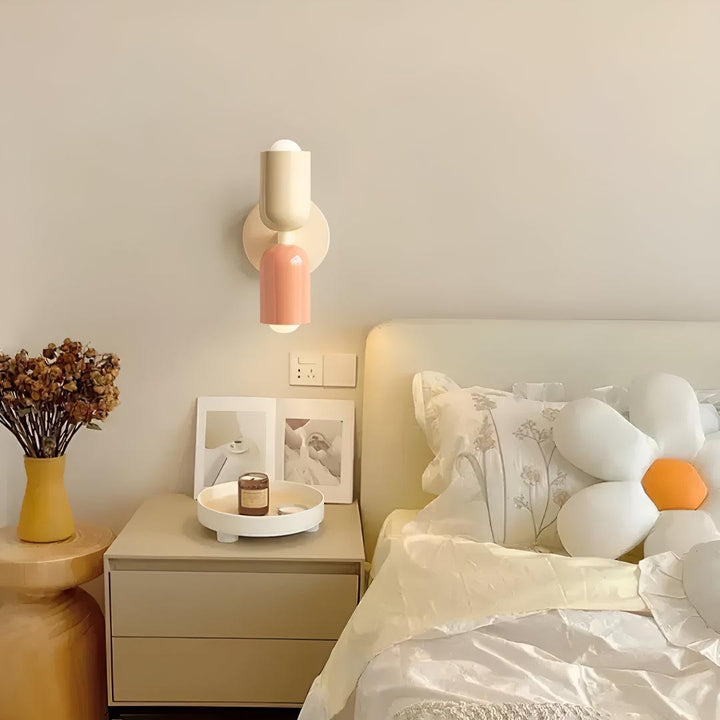 Indoor Double Wall Light With Up And Down Lamp Fixture