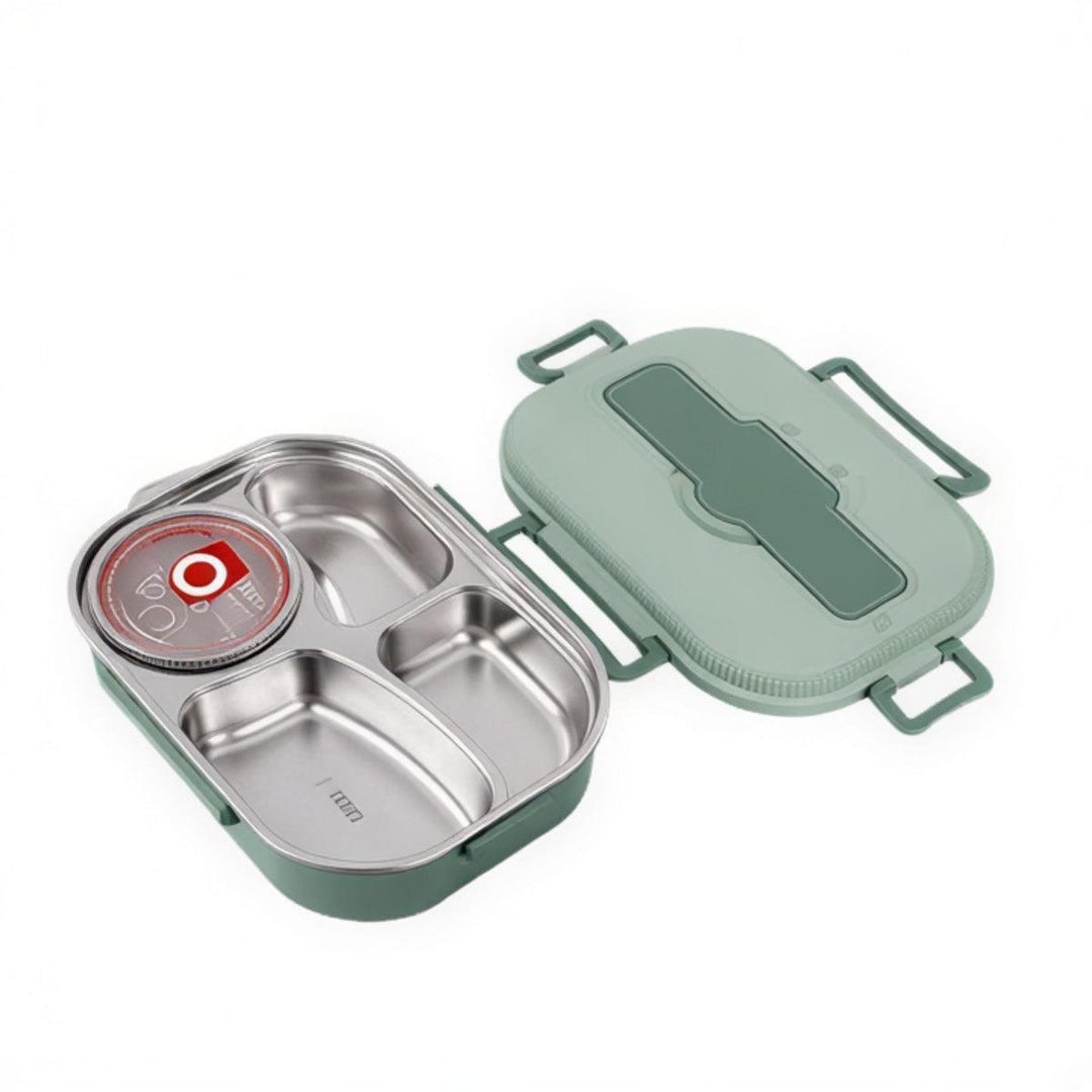 Insulated Lunch Box Food Container With Trays And Utensils