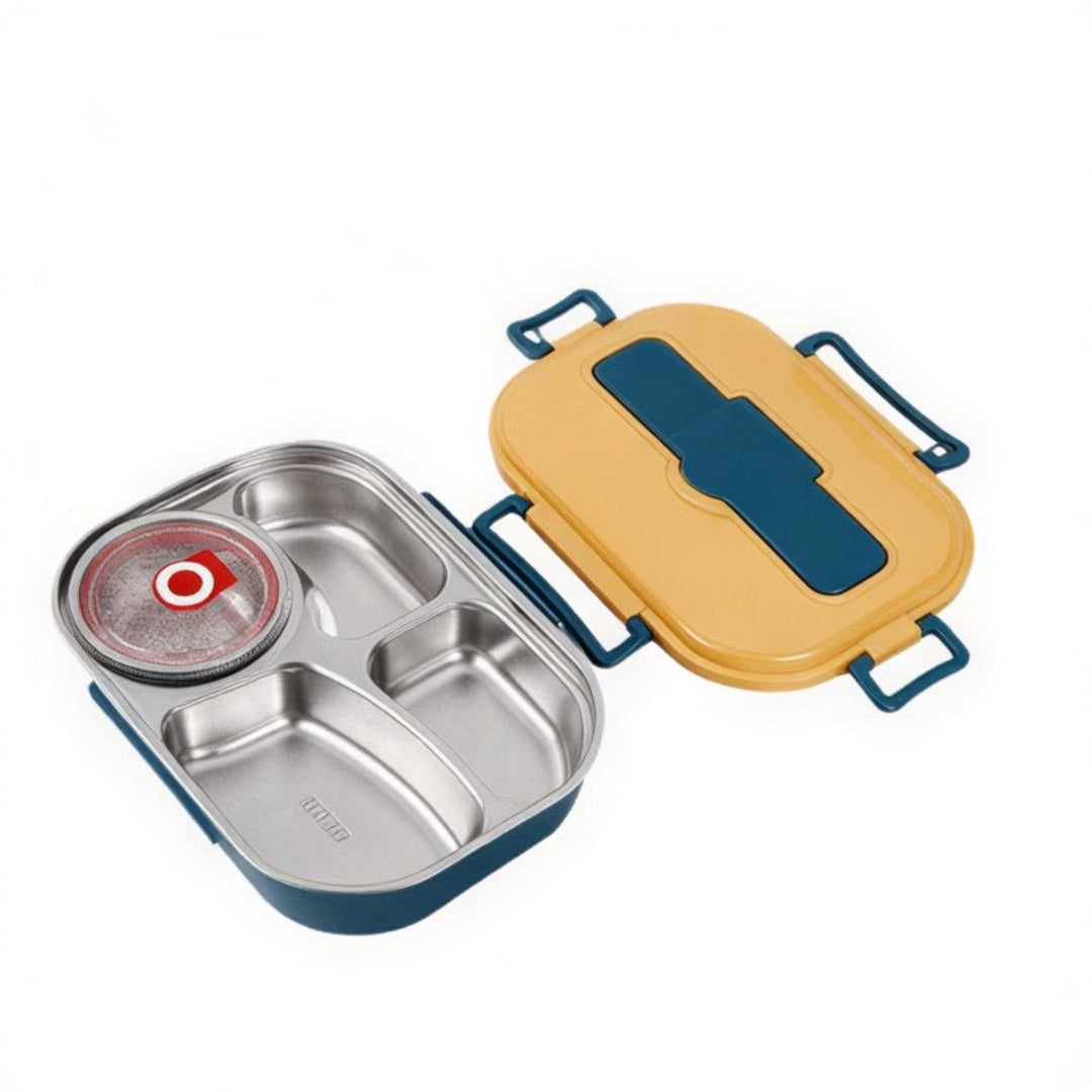 Insulated Lunch Box Food Container With Trays And Utensils