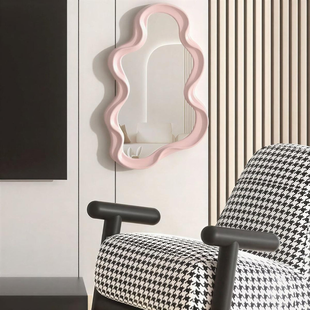 Irregular Cloud Shaped Decorative Wall Mounted Vanity Mirror