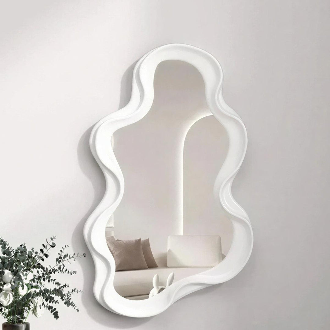 Irregular Cloud Shaped Decorative Wall Mounted Vanity Mirror