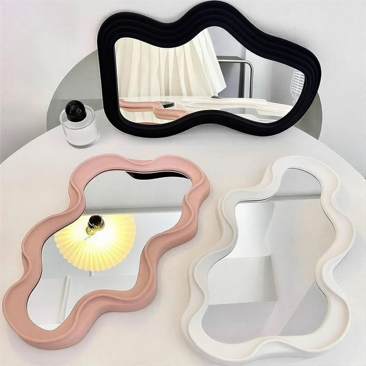 Irregular Cloud Shaped Decorative Wall Mounted Vanity Mirror