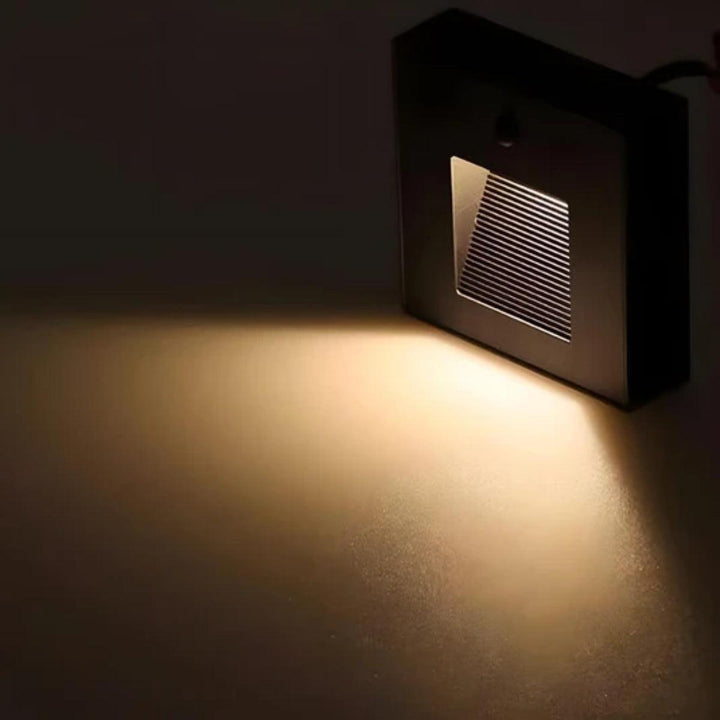 LED Step Lights With Minimalist Wall Fitting