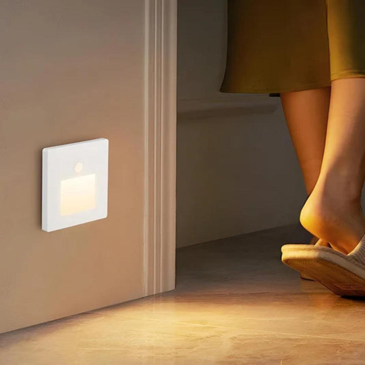 LED Step Lights With Minimalist Wall Fitting