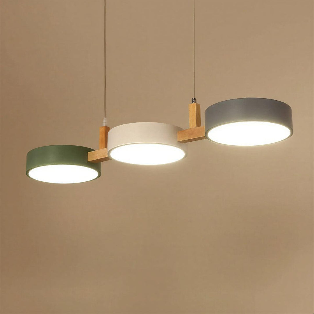 Linear Nordic Pendant With 3 Light Fixtures
