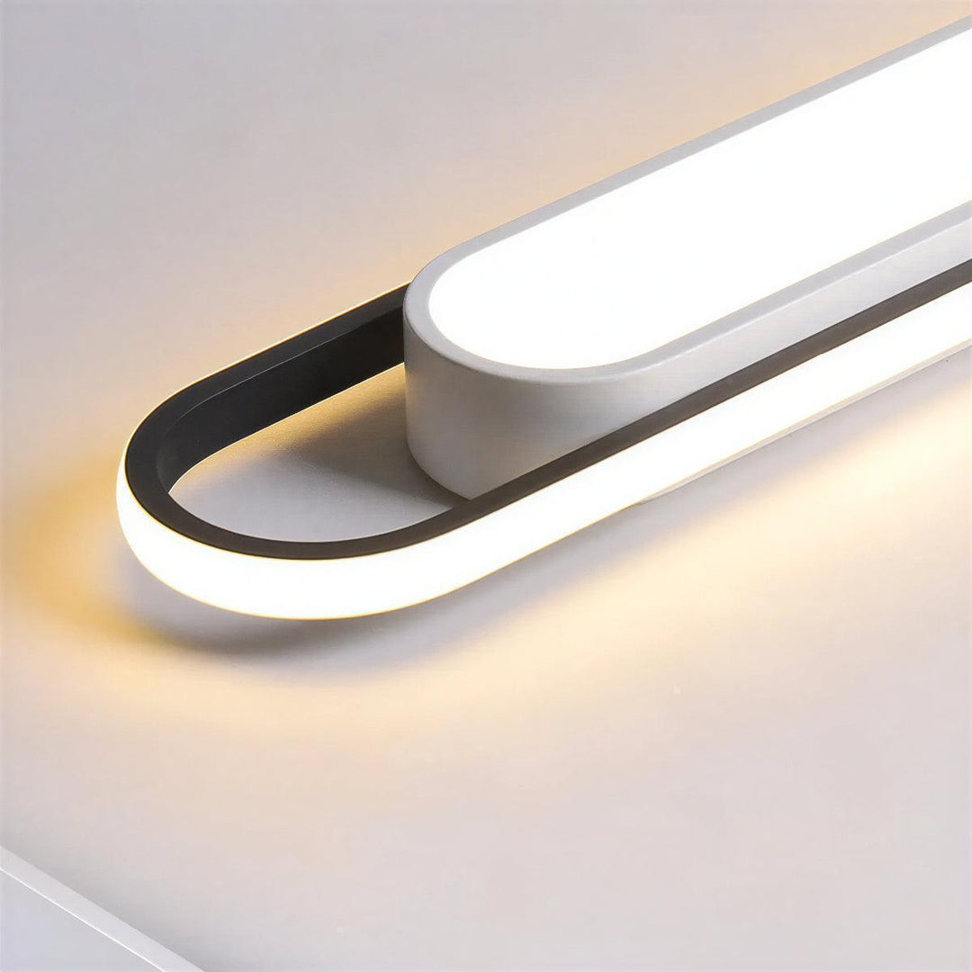 Long Linear Integrated Flush Mount Ceiling Light Fixture