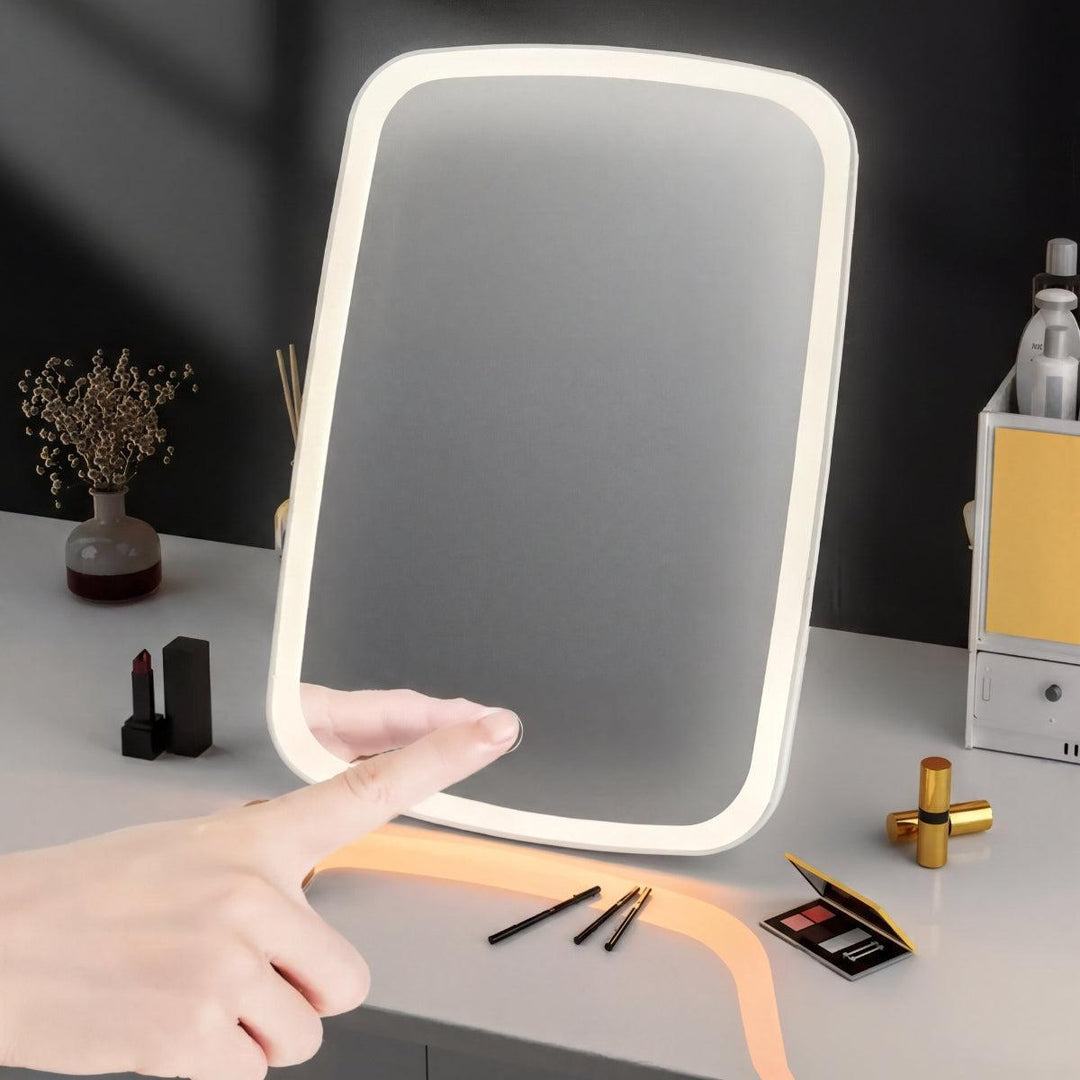 Makeup Vanity Mirror With Smart Touch Dimming For Detailed Makeup Application