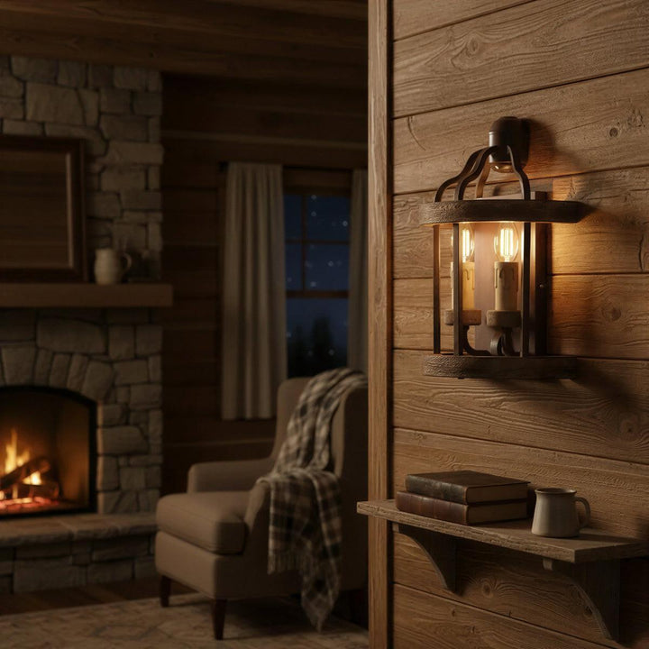 Messina Wall Light Sconce With Decorative Double Candle Lighting Design
