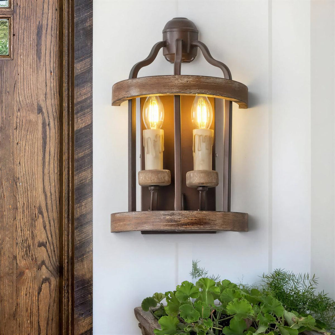 Messina Wall Light Sconce With Decorative Double Candle Lighting Design