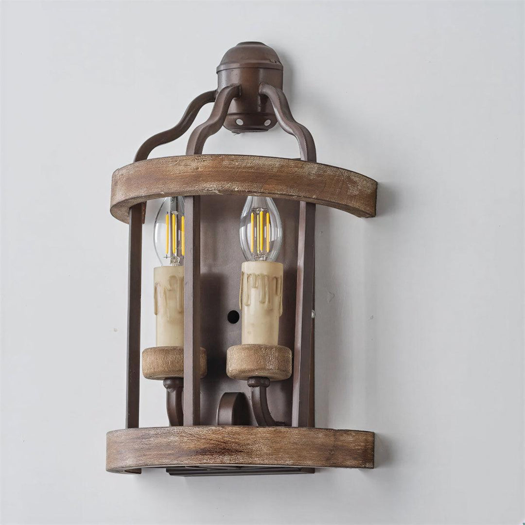 Messina Wall Light Sconce With Decorative Double Candle Lighting Design