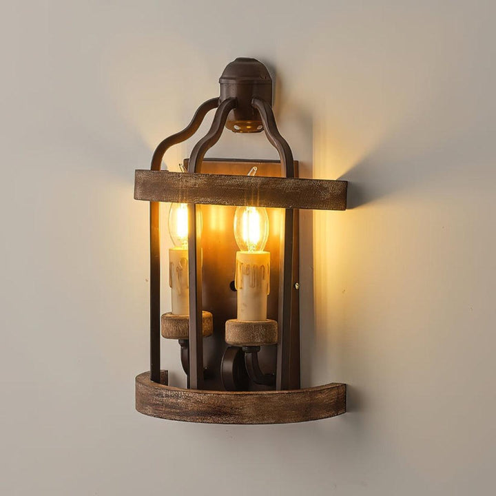 Messina Wall Light Sconce With Decorative Double Candle Lighting Design
