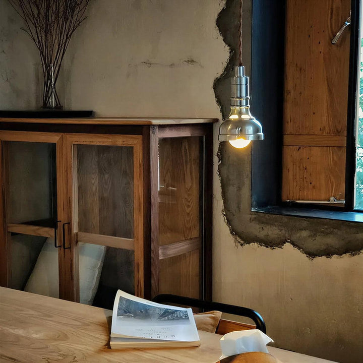 Metal Pendant Light With Focused Downlight And Minimalist Styling