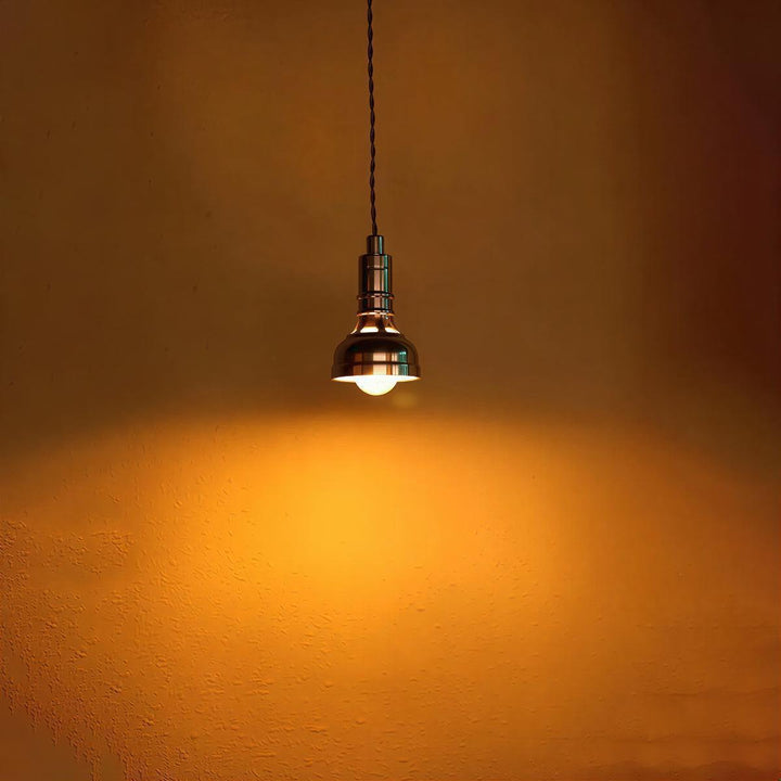 Metal Pendant Light With Focused Downlight And Minimalist Styling