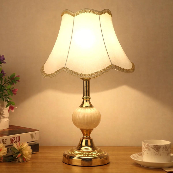 Mid Century Antique Table Lamp With Vintage Scandinavian Design