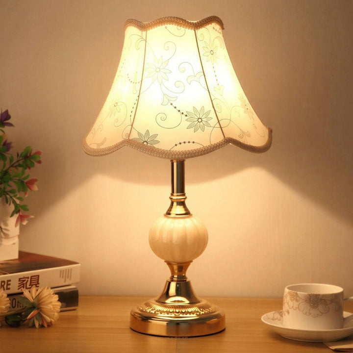 Mid Century Antique Table Lamp With Vintage Scandinavian Design