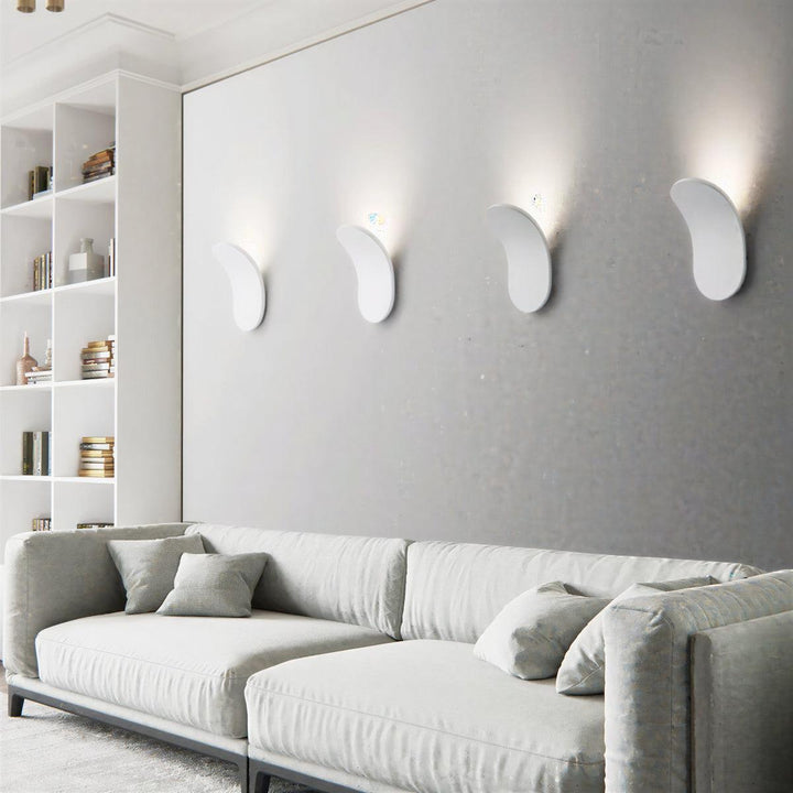 Mid Century Curved Nordic Wall Light Sconce With Contemporary Design