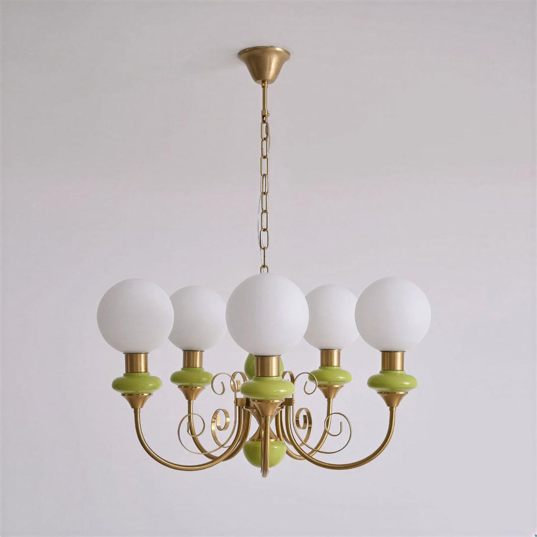 Mid Century Hanging Chandelier Light Fixture With Contemporary Style