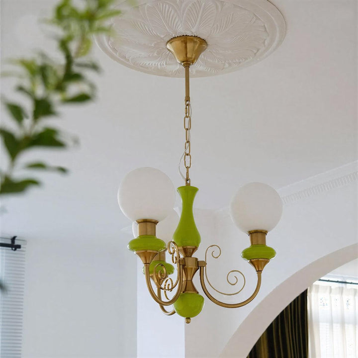 Mid Century Hanging Chandelier Light Fixture With Contemporary Style