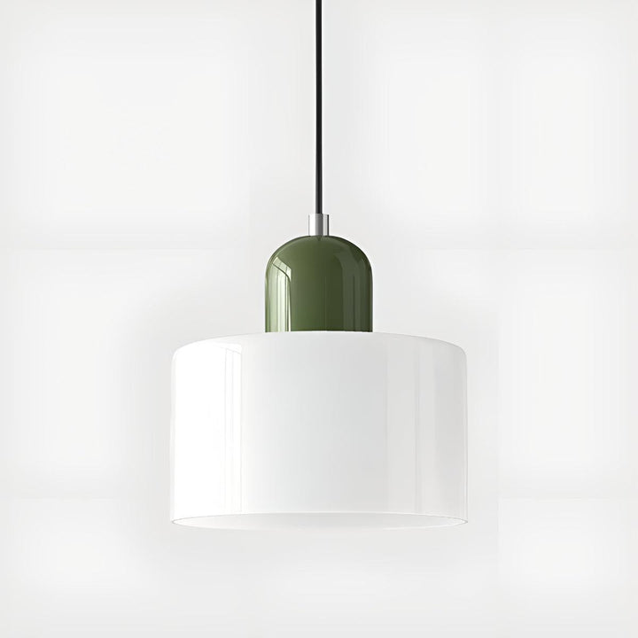Mid Century Modern Glass Hanging Light Fixture