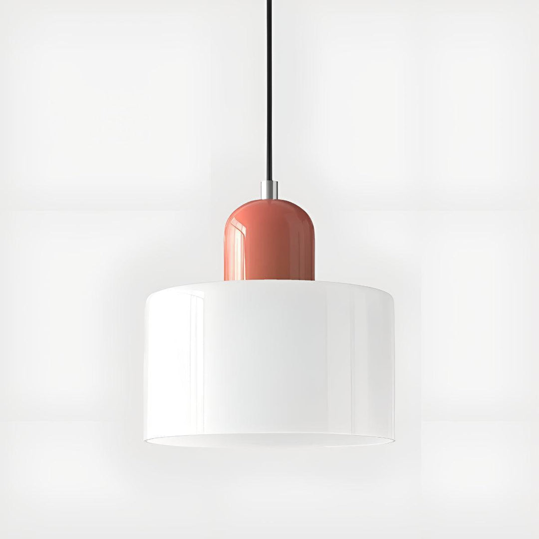 Mid Century Modern Glass Hanging Light Fixture