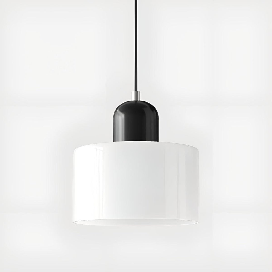Mid Century Modern Glass Hanging Light Fixture