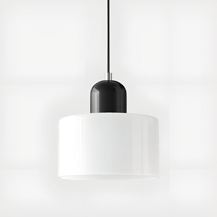 Mid Century Modern Glass Hanging Light Fixture