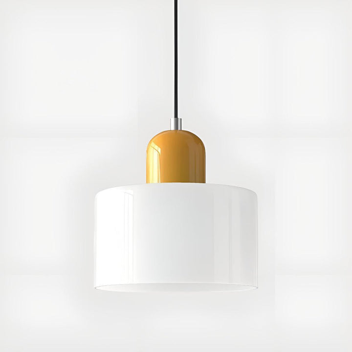 Mid Century Modern Glass Hanging Light Fixture