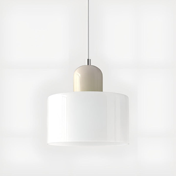 Mid Century Modern Glass Hanging Light Fixture