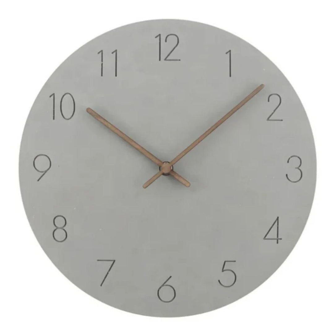 Mid Century Scandinavian Minimalist Wall Clock With Silent Quartz Movement
