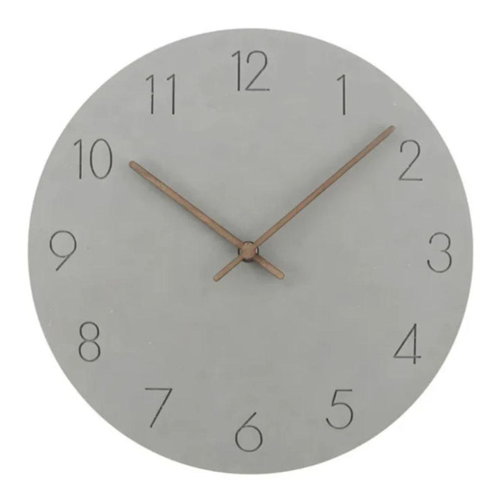 Mid Century Scandinavian Minimalist Wall Clock With Silent Quartz Movement