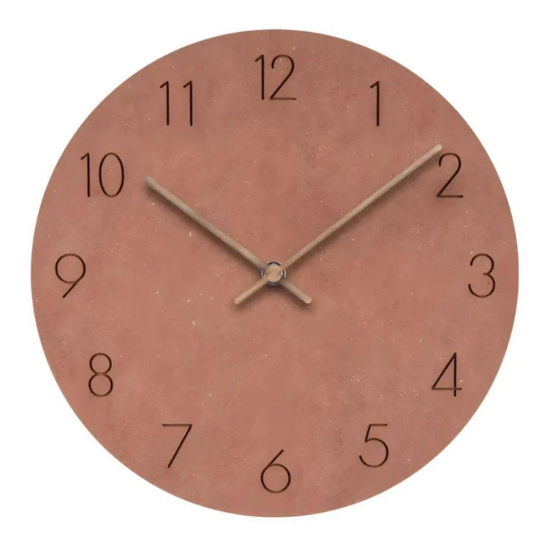 Mid Century Scandinavian Minimalist Wall Clock With Silent Quartz Movement