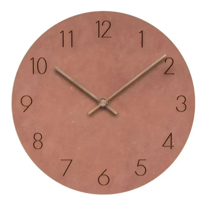 Mid Century Scandinavian Minimalist Wall Clock With Silent Quartz Movement