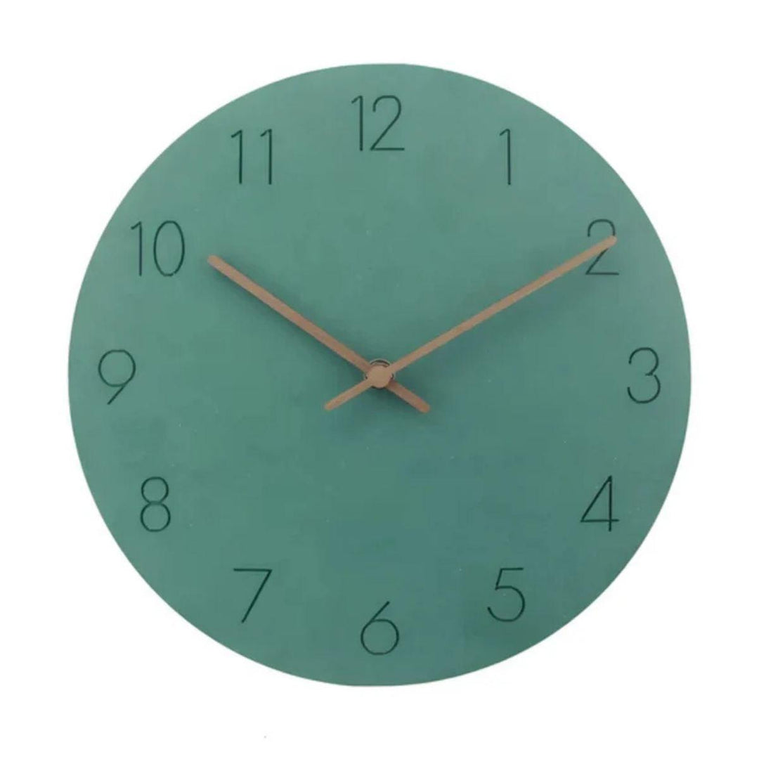 Mid Century Scandinavian Minimalist Wall Clock With Silent Quartz Movement