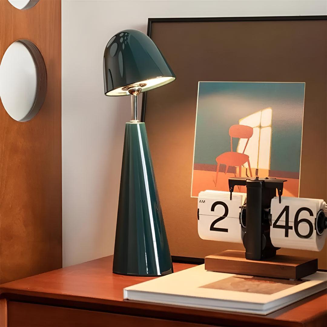 Mid Century Table Lamp With Adjustable Light