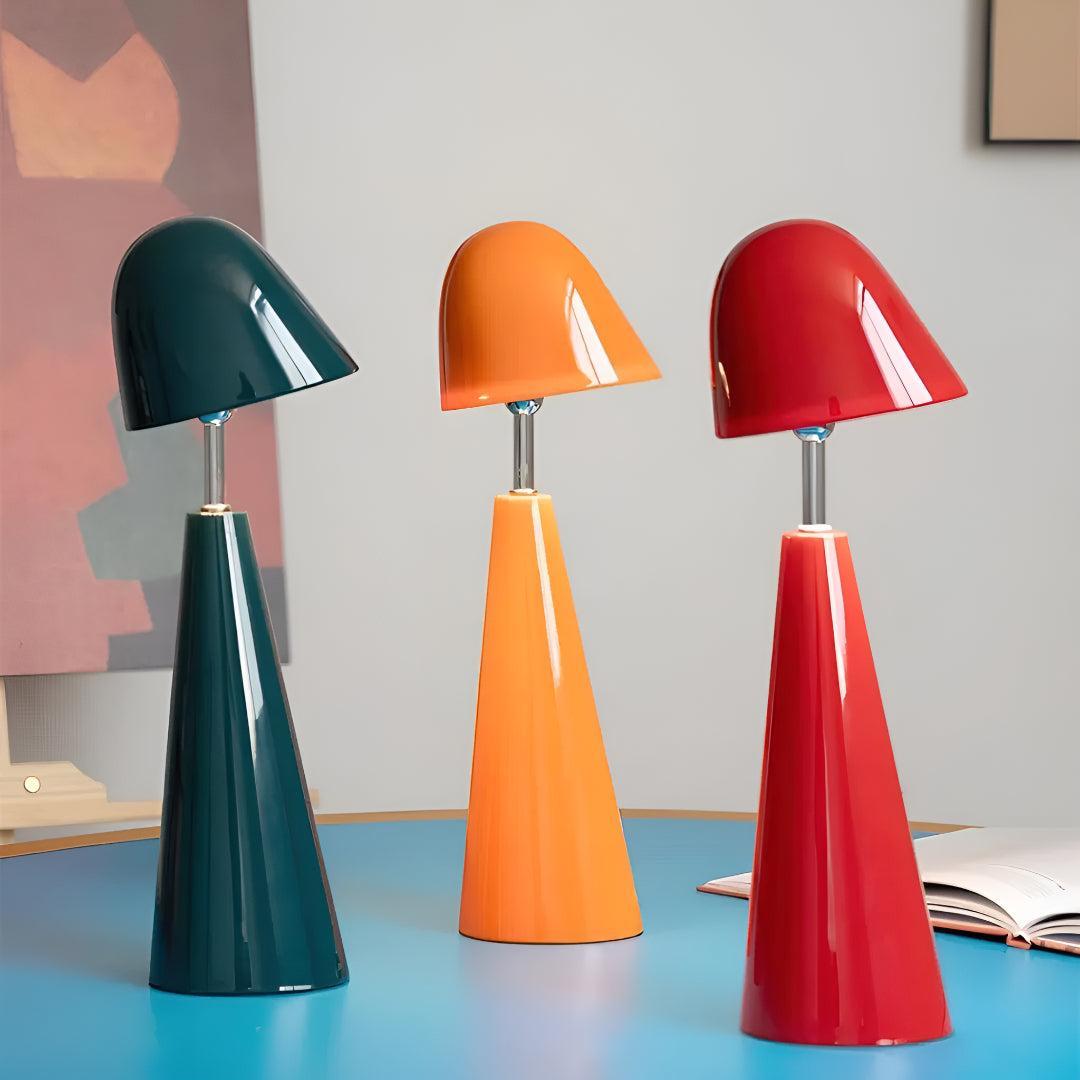 Mid Century Table Lamp With Adjustable Light