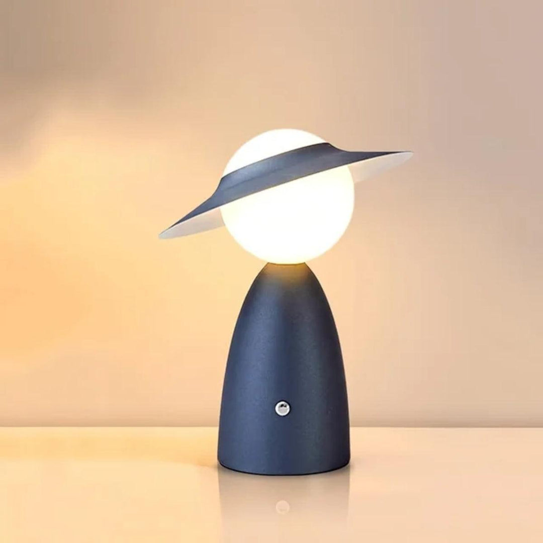 Mid Century Touch Control Table Lamp With Wireless Charging And Personified Design