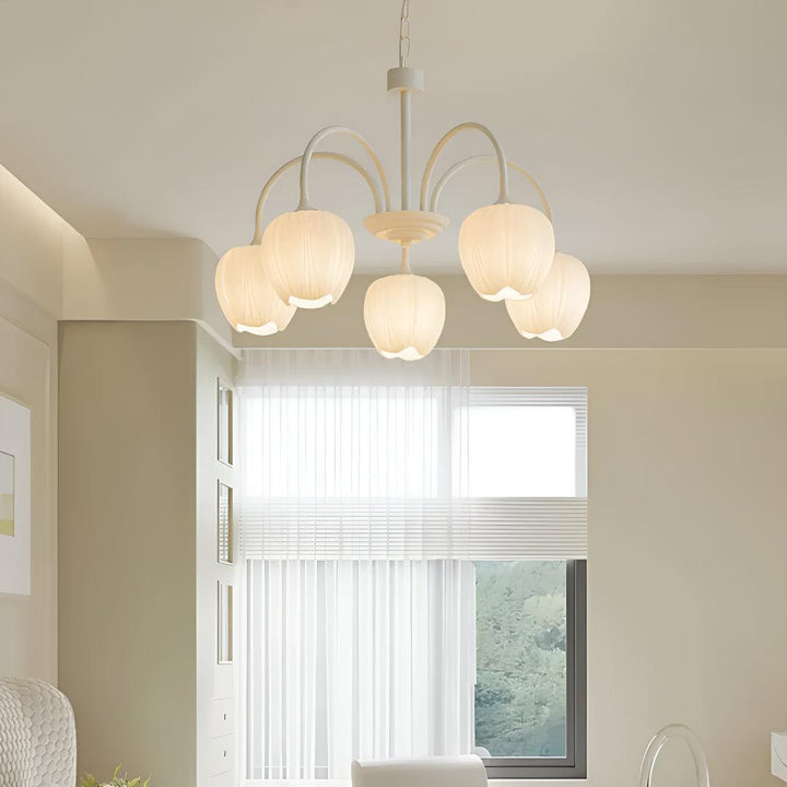 Mid Century Tulip Chandelier With Retro Style