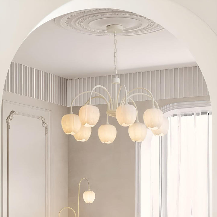 Mid Century Tulip Chandelier With Retro Style