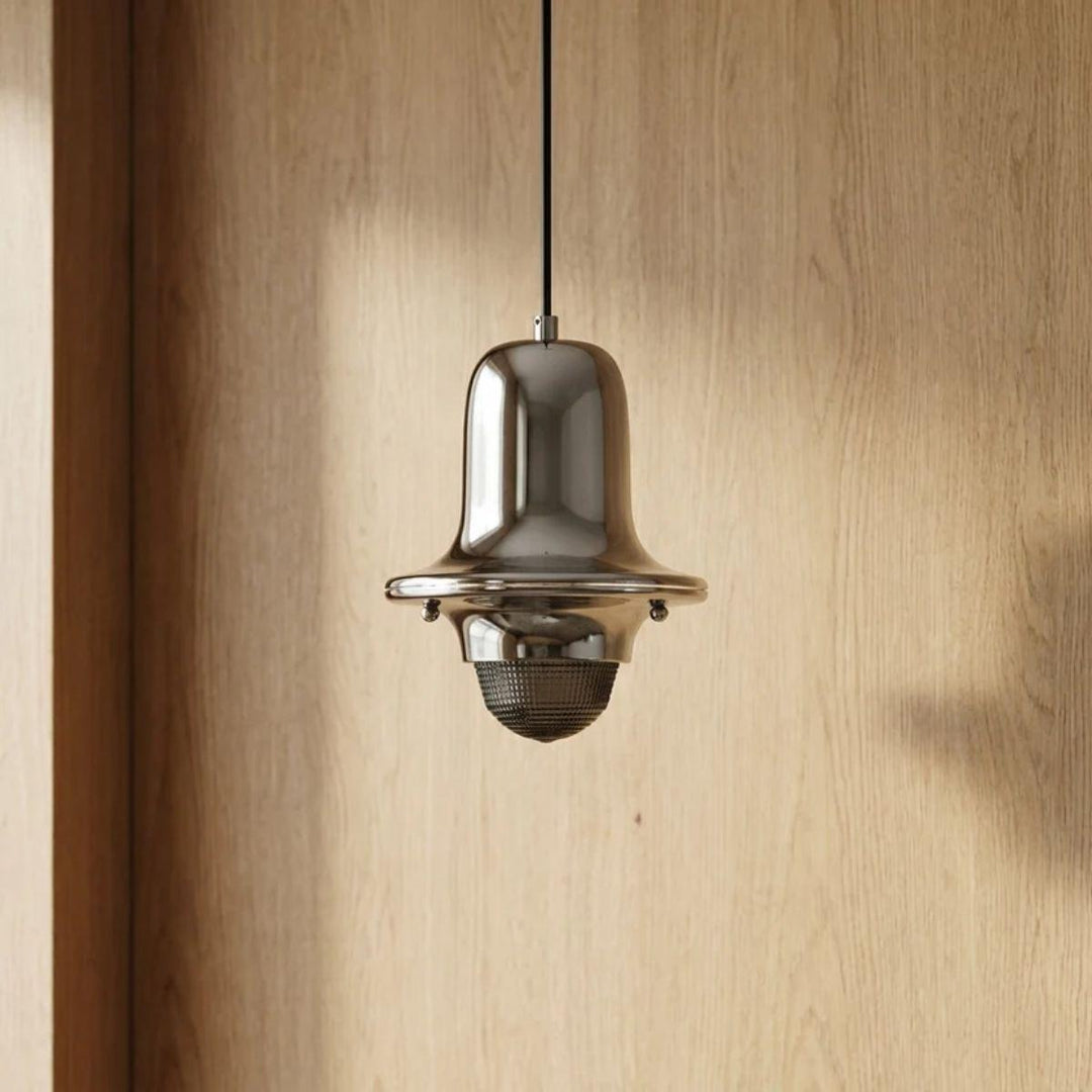 Minimalist Metal Pendant Lighting Fixture with Adjustable Hanging Cord