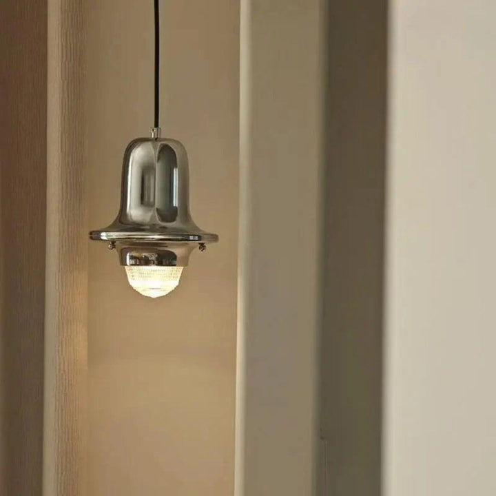 Minimalist Metal Pendant Lighting Fixture with Adjustable Hanging Cord