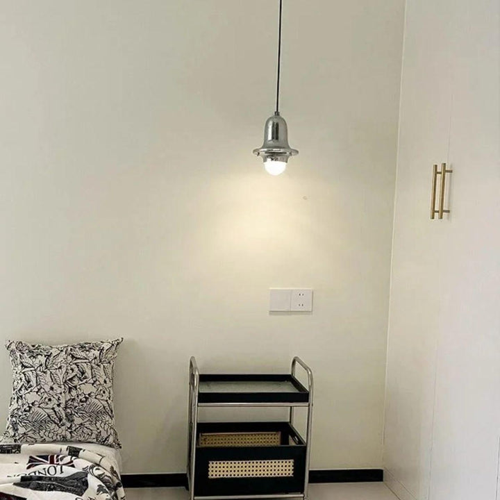 Minimalist Metal Pendant Lighting Fixture with Adjustable Hanging Cord